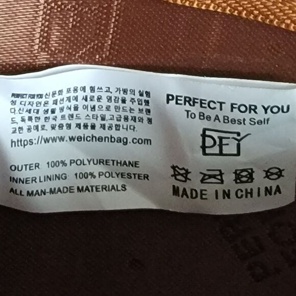 Weichen RFID Card Holder Wallet Brown Faux Leather‎ Folding Snap Closure ID - Picture 14 of 14